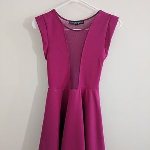 Topshop sexy deep-V party dress